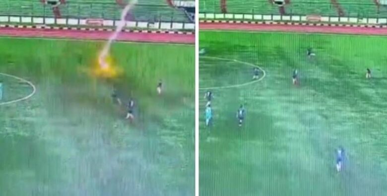وفاة لاعب كرة قدم بعد تعرضه لصاعقة| صحيفة أشجان الدولية